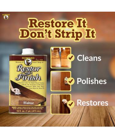 Howard Products Walnut Finish - Premium Wood Conditioner for International Shipping - Buy Online on SooperMarket.com