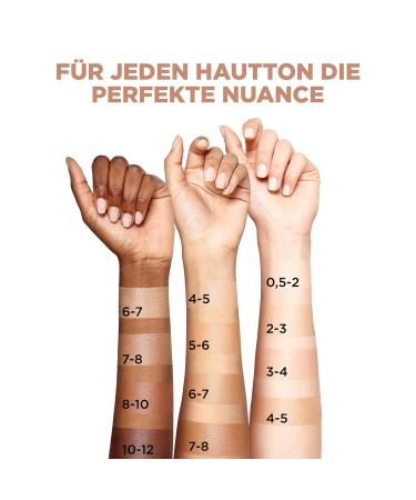 L'Or al Paris Tinted Serum - Nourishing Liquid Foundation with Hyaluronic Acid | Perfect Match No. 1-2 Very Light-Light | 30 ml - International Shipping - Buy Online on SooperMarket.com