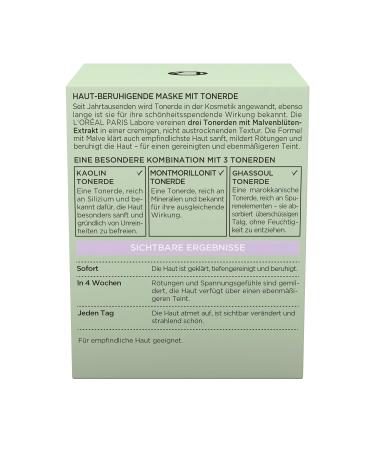L'Or al Paris Tonerde Absolue Skin Soothing Mask - Pack of 2 (2 x 15 ml) | Buy Internationally Online - Buy Online on SooperMarket.com