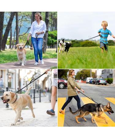 Demigreat Long Dog Leash - 1.5m 3m & 5m Training Line with Padded Handle for Small to Large Dogs - Durable Black Dog Lead - Buy Online on SooperMarket.com