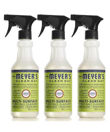 Mrs. Meyer's All-Purpose Cleaner Spray, Lemon Verbena, 16 fl. oz - Pack of 3 Lemon Verbena Spray