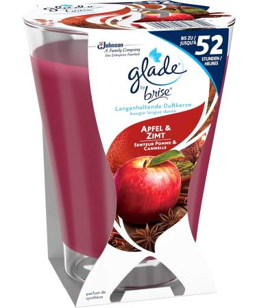 Glade Long-Lasting Scented Candle - Apple & Cinnamon 52 Hours Burn Time 224g - Buy Online Worldwide - Buy Online on SooperMarket.com