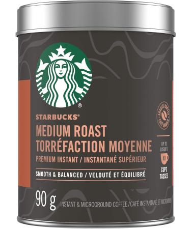 Starbucks Via Instant Italian Roast Dark Roast Coffee 8 Count & Medium Roast Premium Instant Coffee 90 g - Buy Online on SooperMarket.com