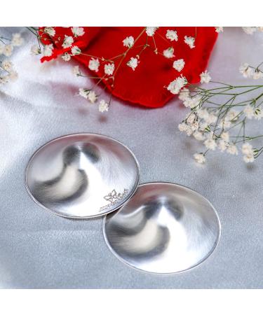 Original Silver Nursing Cups - X-Large Nipple Shields for Breastfeeding & Newborn Essentials | No Nipple Cream Needed - Buy Online on SooperMarket.com
