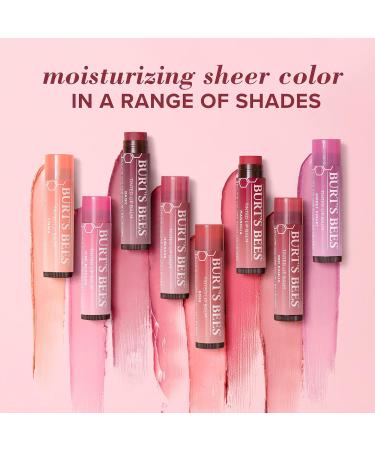 Burt's Bees Tinted Lip Balm Red Dahlia 100% Natural Origin - 1 Tube Stocking Stuffer Christmas Gift Gifts for her - Buy Online on SooperMarket.com