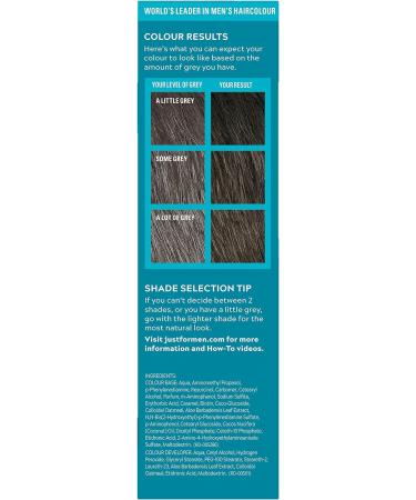 Just For Men M45 Dark Brown Black Moustache & Beard Dye for Fuller Look - Includes Applicator Brush - Buy Online on SooperMarket.com