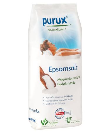 Purux Epsom Salt 2.5kg - Sustainably Packaged Magnesium Sulfate Bath Salt for Relaxation & Wellness | International Shipping - Buy Online on SooperMarket.com