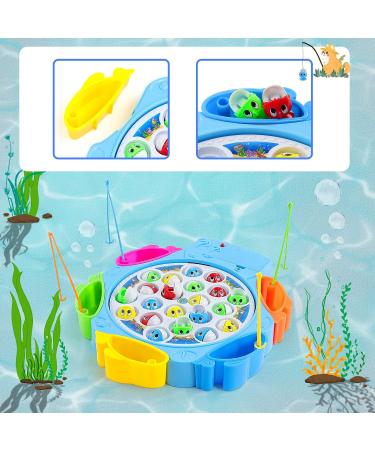Nuheby Fish Game Toy: Musical Fishing Rod Set for Kids - Toddler Toys Role Play Game for Boys and Girls Ages 3-6 - Buy Online on SooperMarket.com