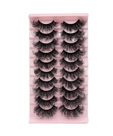 TIKILEY 06 Fluffy Mink Lashes - 20MM Dramatic D Curly Cat Eye 3D Mink Lashes - Natural False Eyelashes Pack - Buy Online on SooperMarket.com