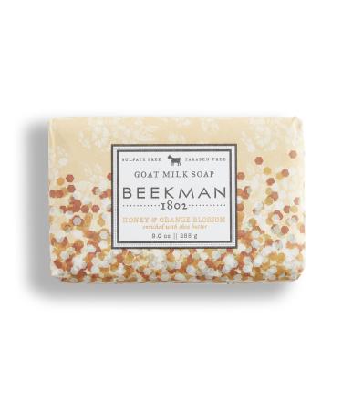 Beekman 1802 Goat Milk Soap Bar  Honey & Orange Blossom - 9 oz - Nourishes  Moisturizes & Hydrates the Body - Good for Sensitive Skin - Cruelty Free