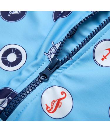 BONVERANO Baby Boys Swimsuit UPF 50+ Sun Protection Blue 3-6 Months - Buy Online on SooperMarket.com