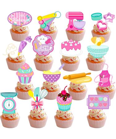 Baking Theme Party Cupcake Toppers - Buy Online on SooperMarket.com