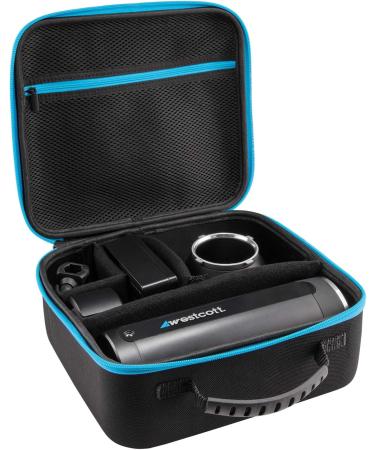 Westcott FJ200 Round Head Pocket Strobe - TTL, HSS, 1.3 sec Recycle Time - Includes Bracket, Honeycomb Grid, Gel Clip & Travel Case - Buy Online on SooperMarket.com