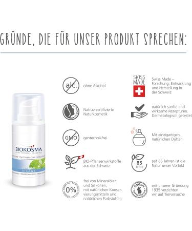 Biocosma Sensitive Visa Soothing Eye Cream | Gentle Eye Care for Dry & Sensitive Skin | Perfume-Free | 15ml - Buy Online on SooperMarket.com