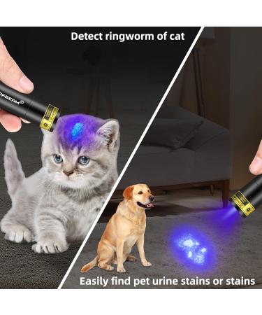 DARKBEAM UV Torch 365nm Black Light Wood's lamp USB Rechargeable Blacklight LED Ultraviolet Flashlight Mini Portable Detector for Pet Urine Fluorescent Resin Curing Leak Detection 2-Pack - Buy Online on SooperMarket.com