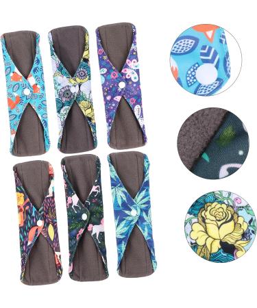 Healvian 6pcs Maternity Sanitary Napkin Panties | Bamboo Menstrual Pad Set for Women | Washable & Stay Dry Cloth Pads - Buy Online on SooperMarket.com