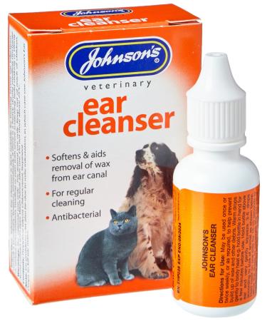 Johnsons Vet Ear Cleanser 18 ml clear
