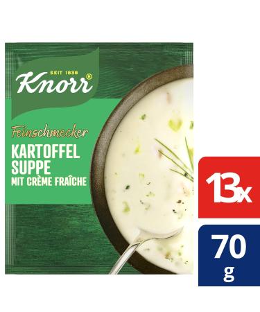 Knorr Gourmet Potato Soup with Cr me Fra che - Delicious Vegetable Soup | Sustainably Grown | 13 Pack - 70g Each - Buy Online on SooperMarket.com