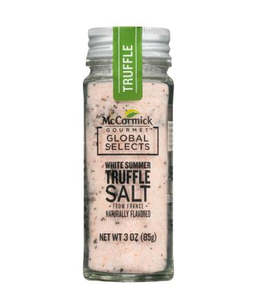 McCormick Gourmet Global Selects White Summer Truffle Salt From France Naturally Flavored 3 oz (85 g)