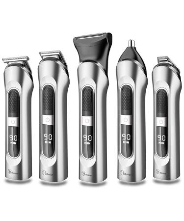 Buy Hatteker 5-in-1 Beard Trimmer Kit for Men - Cordless, USB Rechargeable, Waterproof Hair Clipper & Groomer - Buy Online on SooperMarket.com