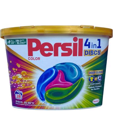 Buy Persil 4-in-1 Color Laundry Discs - Deep Clean 18 Discs | International Shipping Available - Buy Online on SooperMarket.com