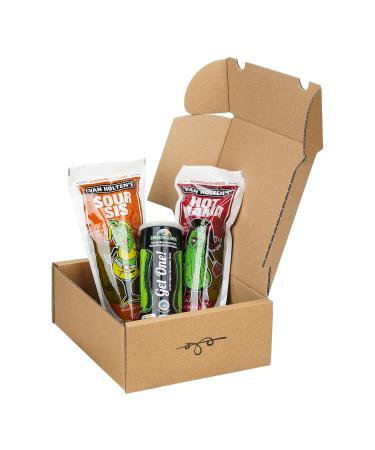 Gourmet Box: 800g Giant Pickled Cucumbers in 3 Delicious Variants - International Shipping Available - Buy Online on SooperMarket.com