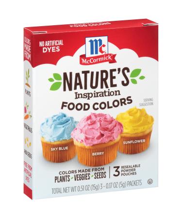 McCormick Nature's Inspiration Food Colors, 0.51 oz