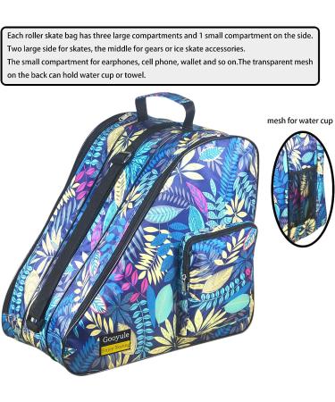 Large Capacity Roller Skate and Ice Skate Bag for Women, Men & Kids - Shoulder Strap, Top Handle, Side Pocket - Roller Skate Accessories for Inline and Quad Skates - Buy Online on SooperMarket.com