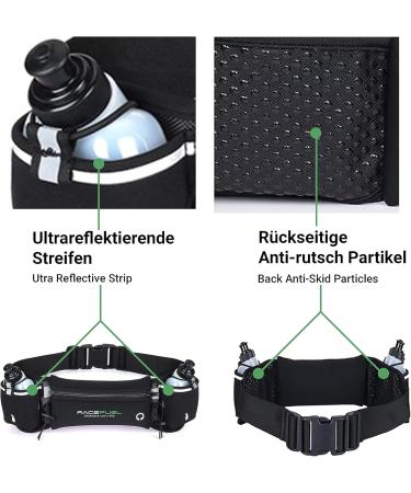 Racepace Racefuel Drinking Belt with Waterproof Bottle - Ideal for Triathlon Running & Cycling | Adjustable Girdle with Phone Compartment - Buy Online on SooperMarket.com