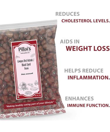 Pillai's Cowpea Red Adzuki/Black Eyed Beans - 250 grams - Buy Online on SooperMarket.com