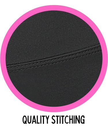 Dancina Girls Gymnastics Shorts - Classic & Metallic Ice Dance Wear | Size 12, Solid Black - Buy Online on SooperMarket.com