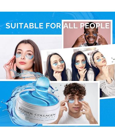 Enaskin Naturals 24K Gold Under Eye Patches for Puffy Eyes & Dark Circles - Under Eye Treatment for Women and Men - Reduce Wrinkles and Eye Bags (Blue) - Buy Online on SooperMarket.com
