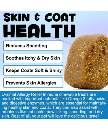 HXTMKT Dog Itch and Immune Chews Itch Relief Allergy Relief for Dogs Anti Itch for Dogs Skin Allergy Treatment for All Dog Breeds 30 Chews Duck Flavor Dog Skin& Coat Health Supplement - Buy Online on SooperMarket.com