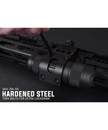 Monstrum Tactical 1 Offset Picatinny Rail Mount: Ideal for Flashlights - Buy Online on SooperMarket.com