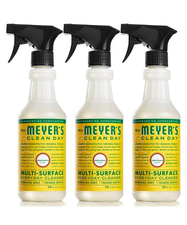 Mrs. Meyer's All-Purpose Cleaner Spray, Honeysuckle, 16 fl. oz - Pack of 3 Honeysuckle Spray