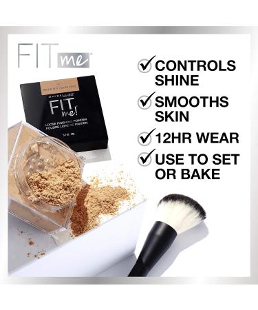 MAYBELLINE Fit Me! Loose Finishing Powder - Dark Brown 20g | Buy Online - International Shipping Available - Buy Online on SooperMarket.com