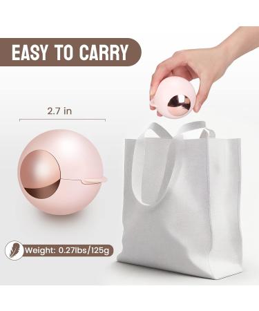 Washable & Reusable Lint Roller Ball - Portable Pet Hair Removal Tool for Clothing & Furniture - Pink - Buy Online on SooperMarket.com