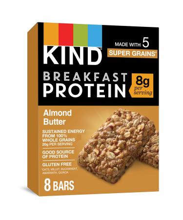KIND Breakfast Protein Bars Almond Butter Gluten Free