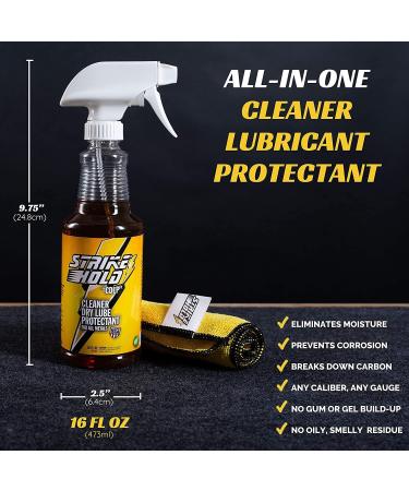 Strike Hold 16oz Gun Oil CLP Cleaner & Lubricant - Premium Gun Cleaning Solvent & Oil Spray - Buy Online on SooperMarket.com