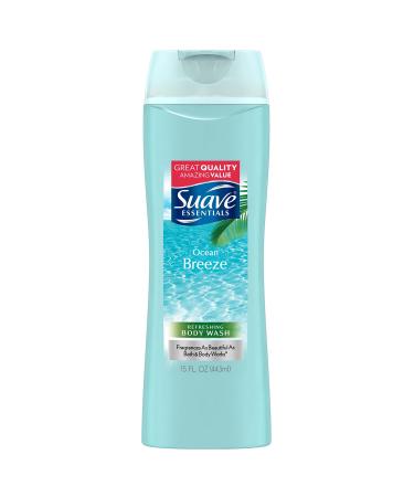Suave Essentials Body Wash Ocean Breeze 15 Fl Oz (Pack of 1)