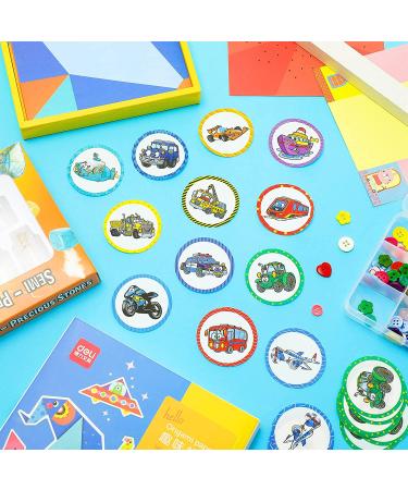 120 Pcs Transportation Style Toilet Targets for Boys | Flushable Pee Targets for Potty Training | Color Paper Tinkle Targets for Safe & Fun Learning - Buy Online on SooperMarket.com