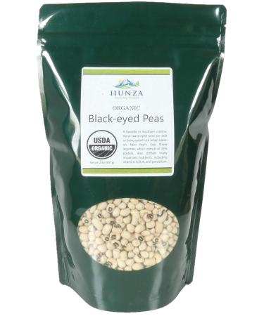 Hunza Organic Black-eyed Peas / Cowpeas (2 lbs) 2 Pound (Pack of 1)