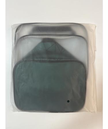 Double-Layered Cosmetic Bag | Waterproof Travel Makeup Organizer for Men & Women | Large Transparent Green Case - Buy Online on SooperMarket.com