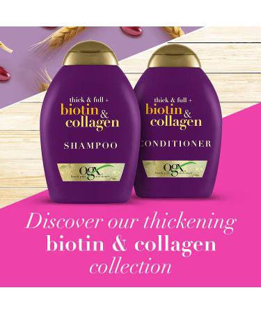 OGX Thick & Full Biotin & Collagen Shampoo & Conditioner Set 13 Fl Oz (Pack of 2) - Purple - Buy Online on SooperMarket.com