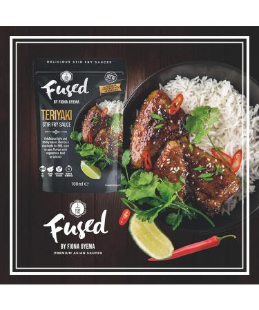 Fused Teriyaki Sauce - Ready to Use Japanese Marinade & Stir Fry Sauce for Meat & Veggies - No Artificial Preservatives or Additives - Vegetarian Friendly - 2x100ml Pouches (2 Servings per Pouch) - Buy Online on SooperMarket.com
