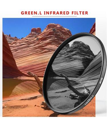GREEN.L 77mm Infrared Filter 720nm - Multi-Resistant Nano Coating for Camera Lens - Buy Online on SooperMarket.com
