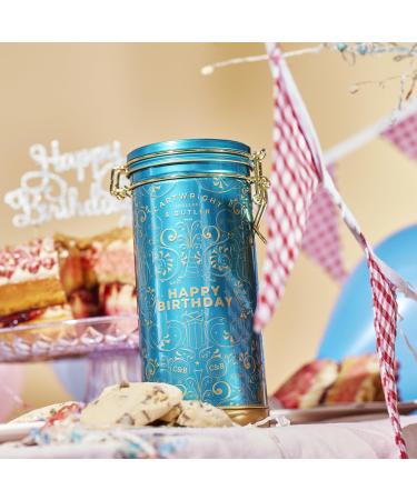 Cartwright & Butler | Happy Birthday Musical Tin - Chocolate Chunks Biscuits