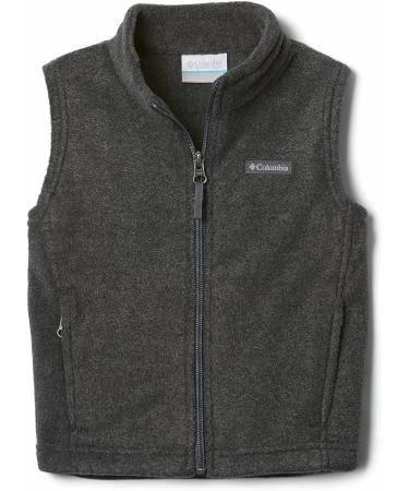 Columbia Boys' Steens Mountain Fleece Vest 2T - Charcoal Heather - Buy Online on SooperMarket.com