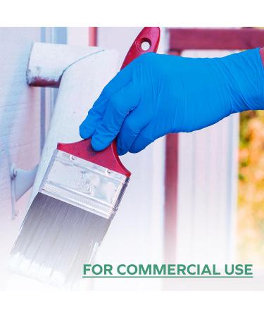 Rhino Blue Nitrile Disposable Gloves (1000 Count) Latex-Free Powder-Free Non-Sterile Cleaning Safety Work Gloves Large - Buy Online on SooperMarket.com