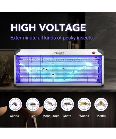 ASPECTEK 40W Insect Fly Killer - Indoor Use Effective Against Flies Moths Mosquitos Cockroaches Wasps Beetles and Bugs - Buy Online on SooperMarket.com